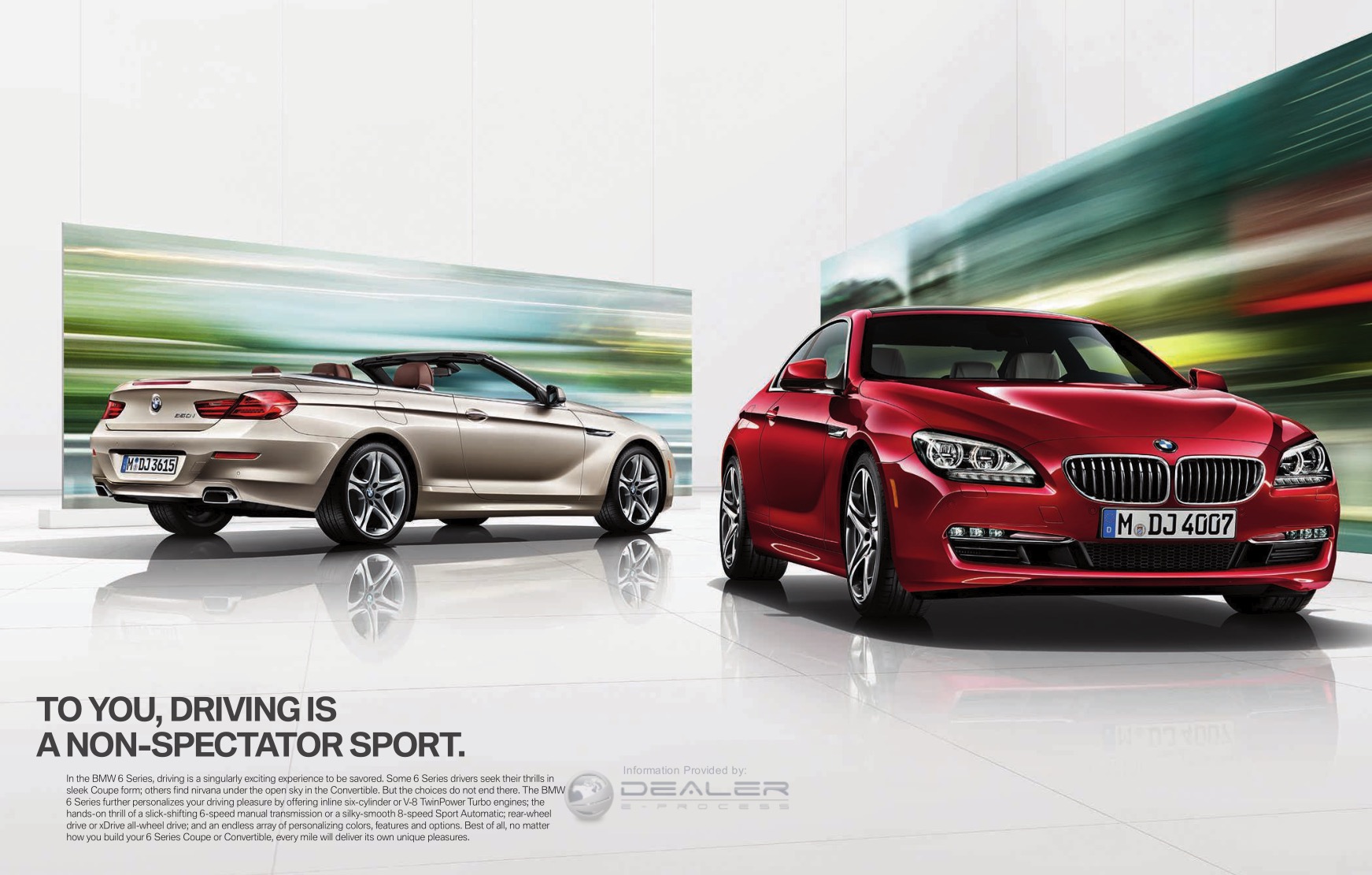 2012 BMW 6-Series Brochure Page 35